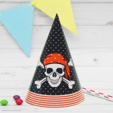 Колпачок "Пиратский" 16 см (бумага)
