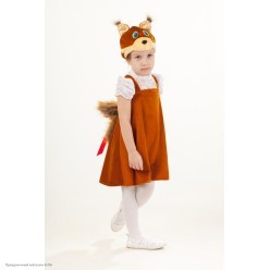 Костюм детский "Белка Кнопочка" р.28, 110 см