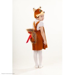 Костюм детский "Белка Кнопочка" р.28, 110 см