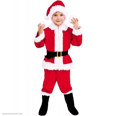 Костюм детский "Санта Клаус" р.34, 134 см 2061-34-134
