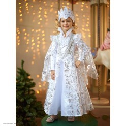 Костюм детский "Снежная королева" р.30, 116 см