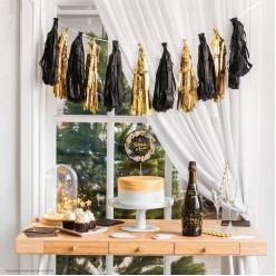 Набор новогодний для оформления стола "Чёрное золото"