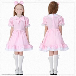 Костюм детский "Кукла Алиса" розовый 110-120 см
