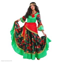 Костюм взрослый "Цыганка Роза" р.48, 164 см