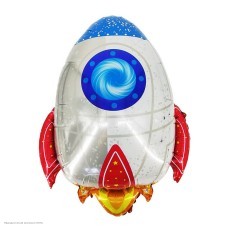 Шар фольга Ракета 74*59 см Шар фольга Ракета 74*59 см