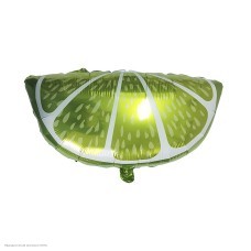 Шар фольга Долька лайма 48*67см