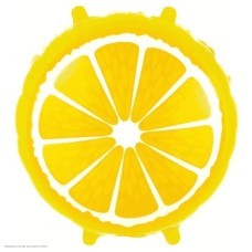 Шар фольга Круг "Лимон" 18"/45см