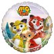 Шар фольга Круг "Лео и Тиг" 18"/45см 754092