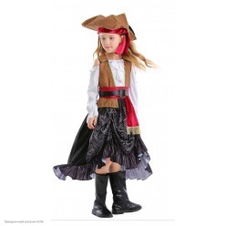 Костюм детский "Пиратка Стелла" 110-120 см