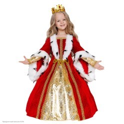 Костюм детский "Королева" р.30, 116 см
