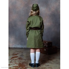 Костюм детский "Солдатка ВОВ" р.28, 110 см