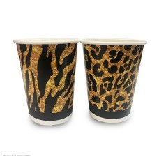 Стаканы "Wild Party" ("Дикая вечеринка") 200мл 6шт, бумага