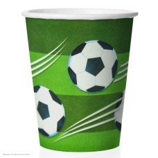 Стаканы "Футбольный мяч" 250 мл 6 шт, бумага