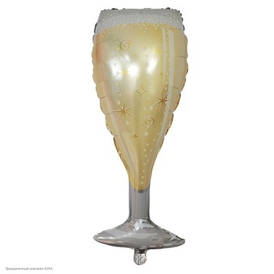 Шар фольга Бокал шампанского 100*44 см 6073411