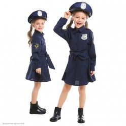 Костюм детский "Полицейская" (платье) 120-130см
