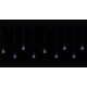 Электрогирлянда LED Дождь Роса, Лампы 10шт, 330*75см К7022-3-мн