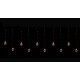 Электрогирлянда LED Дождь "Роса" Банки 10шт, 330*75см К7022-2-ж Электрогирлянда LED Дождь "Роса" Банки 10шт, 330*75см К7022-2-ж