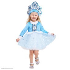 Костюм детский "Снегурочка Ася" р.26, 104 см