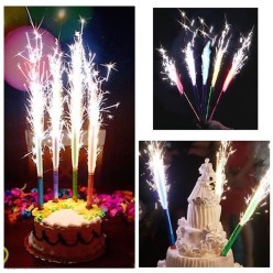 Фонтан настольный "Цветное пламя" 10см, 4 штуки