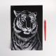 Гравюра "Тигр" с серебряной основой, 33*21,3см 1145724