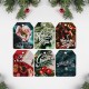 Набор новогодних мини-открыток для подарка 6 штук, 5*6,5см 4302895