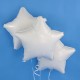 Шар фольга Звезда, Белый 19''/48см 757413