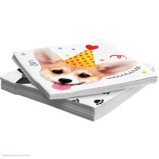 Салфетки "Собачки" 33*33см, 20шт