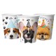 Стаканы "Собачки" 250мл 6шт, бумага 77293