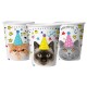 Стаканы "Котики" 250мл 6шт, бумага 77296