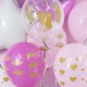 Набор шаров "К рождению дочки" Ассорти 12"/30см, 8 шт 812229Н