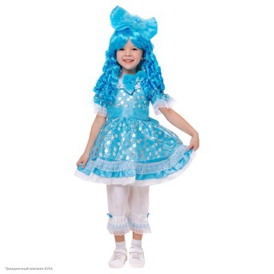 Костюм детский "Кукла Мальвина" р.32, 128 см 2000-32-128