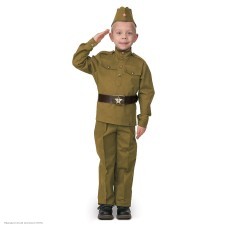 Костюм детский "Солдат ВОВ" хб р.26, 104 см
