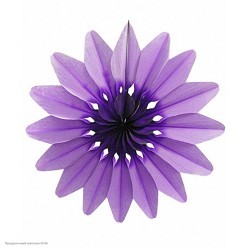 Фант бумажный "Цветок" 50см фиолетовый