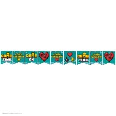 Гирлянда-флажки "С Днём Рождения!" Game Time, 300см