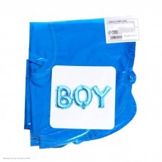 Шар фольга Надпись "Boy" голубой, 95*35 см