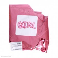 Шар фольга Надпись "Girl" розовая, 105*35 см