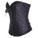Корсет Дамаск (замок) чёрный р.XXL К9075-ч-100