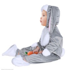 Костюм детский "Зайчик серый" плюш, 70-80см