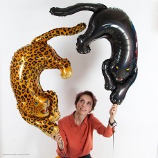 Шар фольга Дикая пантера 110*63 см