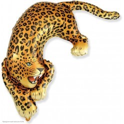 Шар фольга Дикий леопард 110*63 см