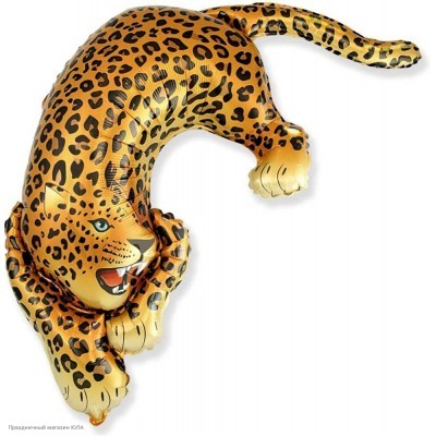 Шар фольга Дикий леопард 110*63 см 901863