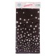 Скатерть "Звёзды" чёрно-серебряная 137*183 см (плёнка) 6961093
