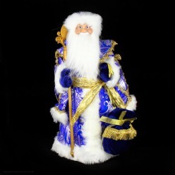 Фигура-ёмкость "Дед Мороз" в синем 48 см