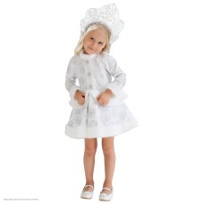 Костюм детский "Снегурочка Малышка" р.26, 104 см