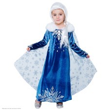 Костюм детский "Эльза" зимнее платье р.30, 116 см