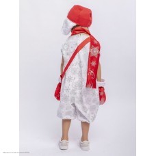 Костюм детский "Снеговик Гоша" р.26, 98 см