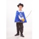 Костюм детский "Мушкетёр" синий р.34, 134 см 2031-34-134