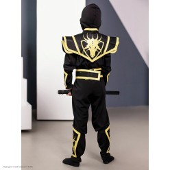 Костюм детский "Ниндзя" чёрный р.30, 116 см