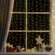 Электрогирлянда LED "Занавес" 200*200 см 100л, тёпл.бел К7001-4-ж