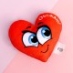 Магнит мягкий Сердце "Обожаю" 10 см 1184549